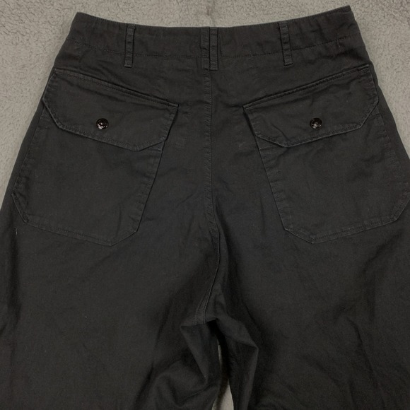 Engineered Garments Over Pant Men's XS Black High Count Twill Baggy Relaxed Fit - Picture 6 of 10